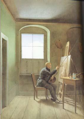  Friedrich Painting in his Studio (mk10)
